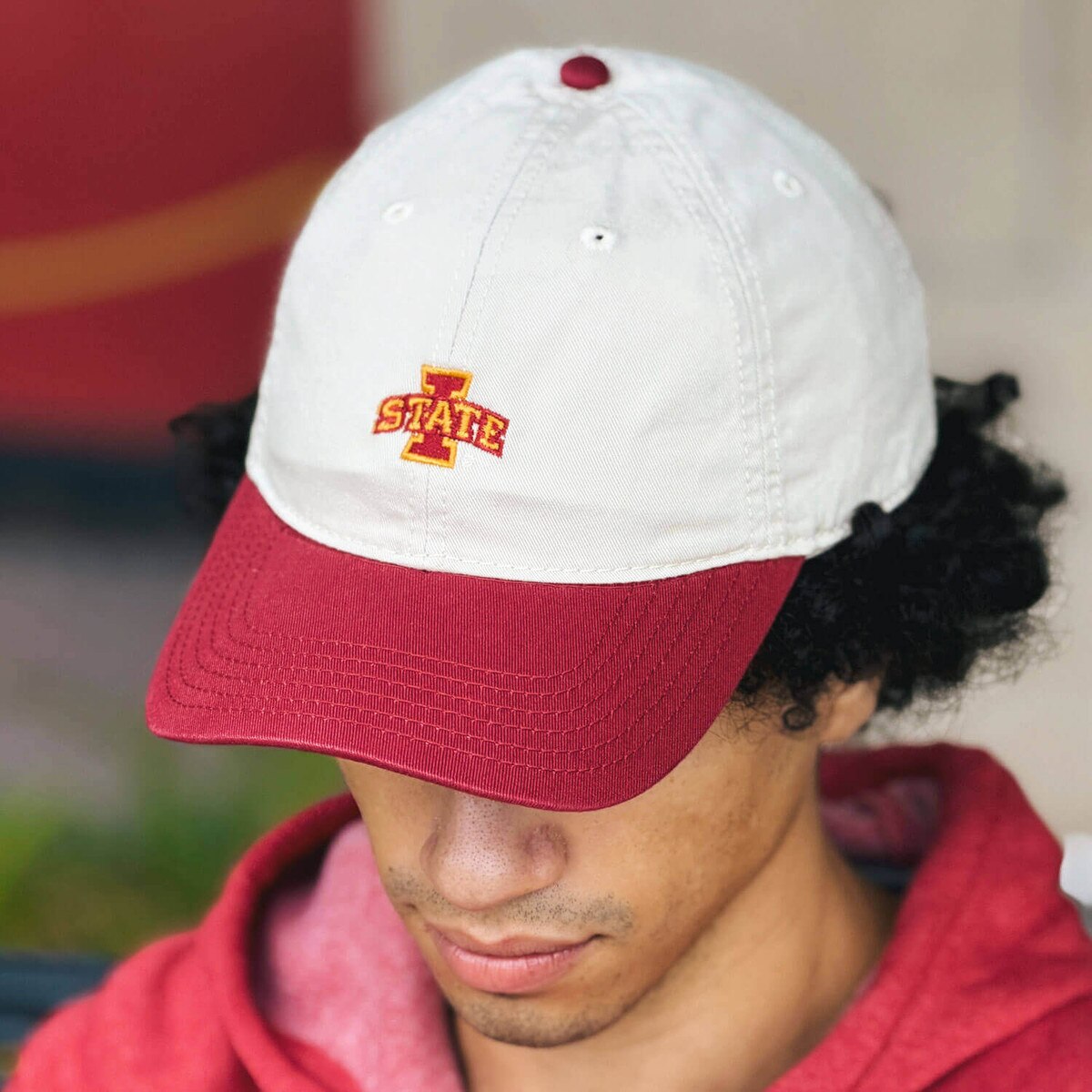 Legacy I-State Stone Micro-Logo Adjustable Hat front